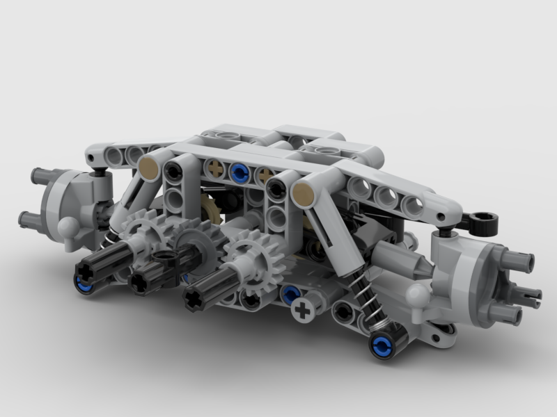 Front Axle with suspension, steering and driving