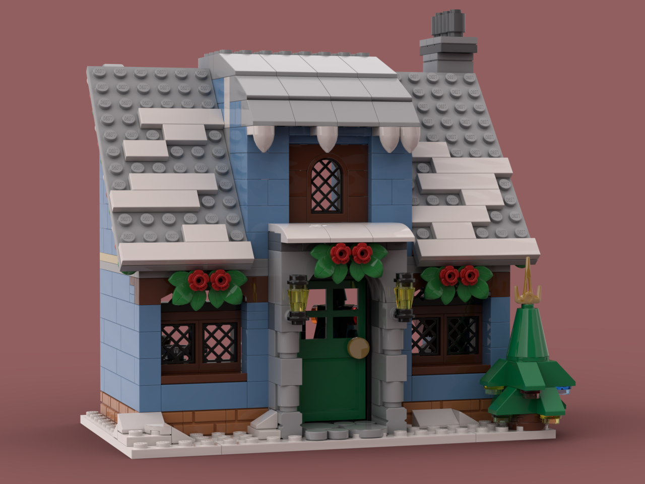 Winter Village Cottage