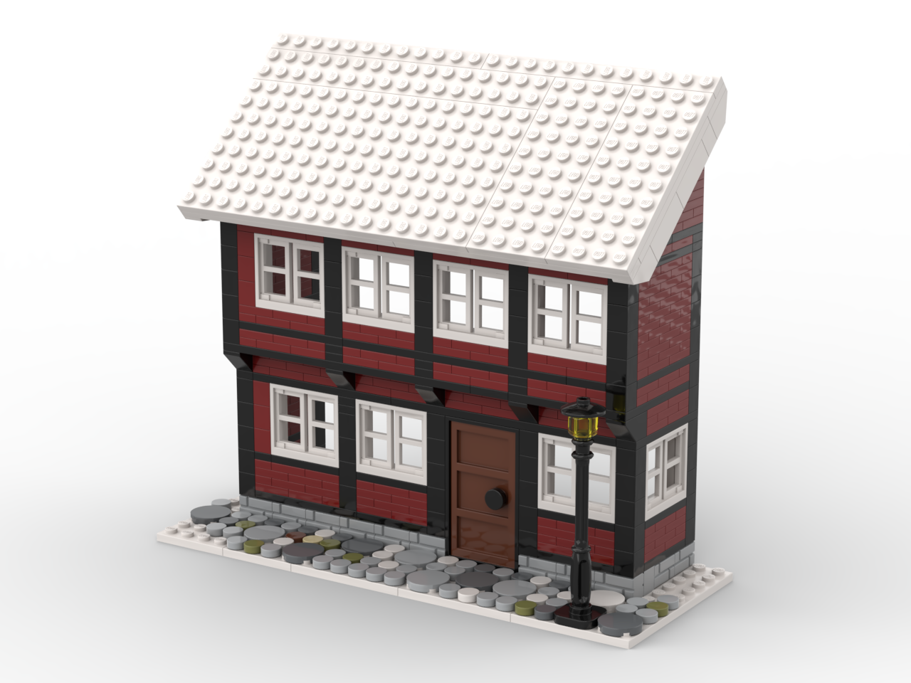 Winter Village house