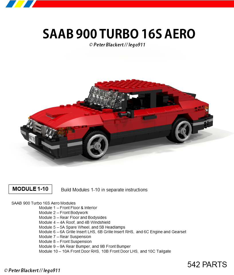 SAAB 900 Turbo 16S Aero - Miniland 1:21 - Intermediate