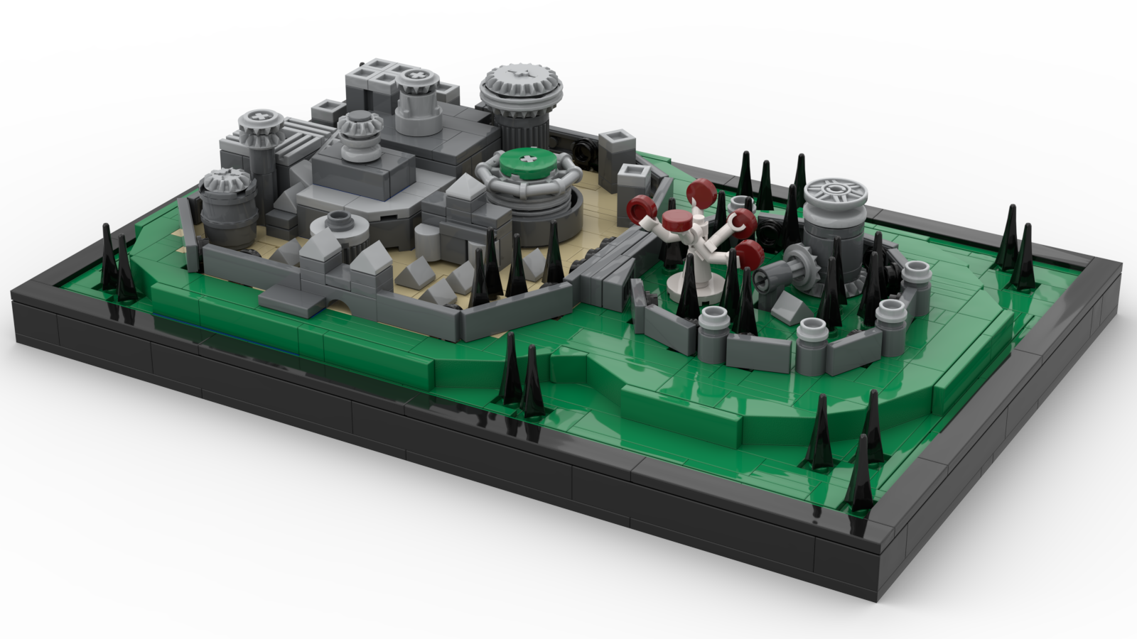 Microscale Winterfell (opening version, from season 1 to 7)