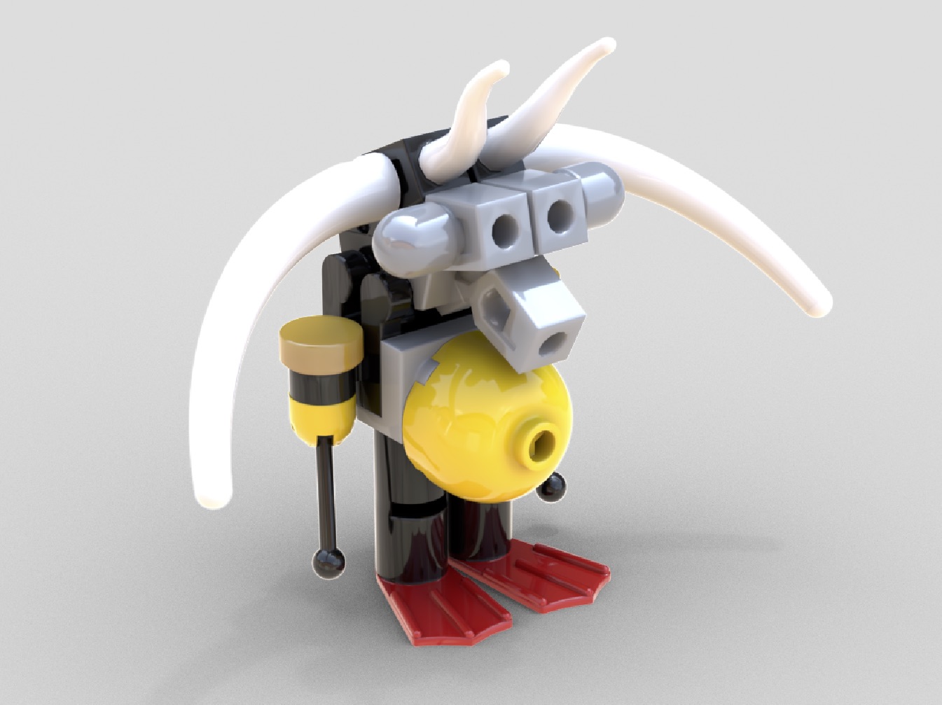 Critters: 60092 XenoBull Chieftain (MOC-33257) - LEGO MOC | MOC Tracker