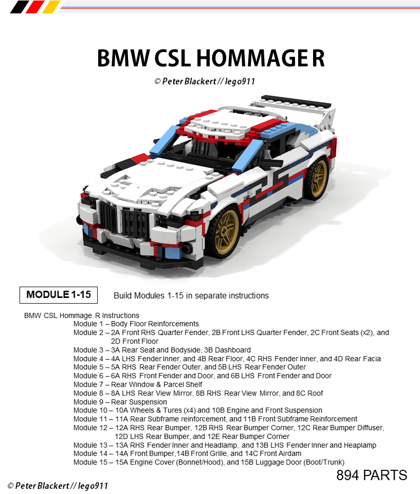 BMW CSL Hommage R - 1:21 Miniland - Advanced