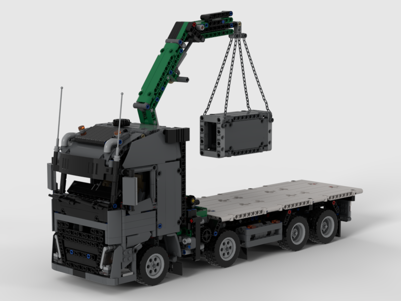 Volvo crane truck