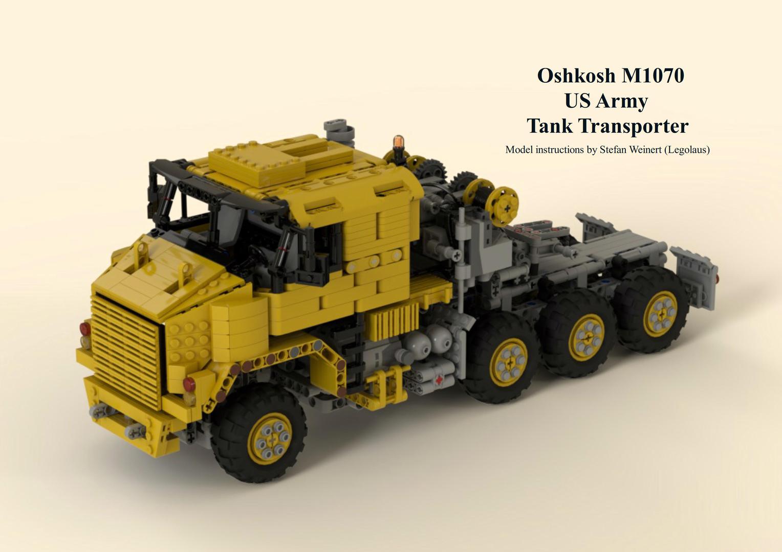 Oshkosh M1070 U.S. Army HET (Heavy Equipment Transporter)