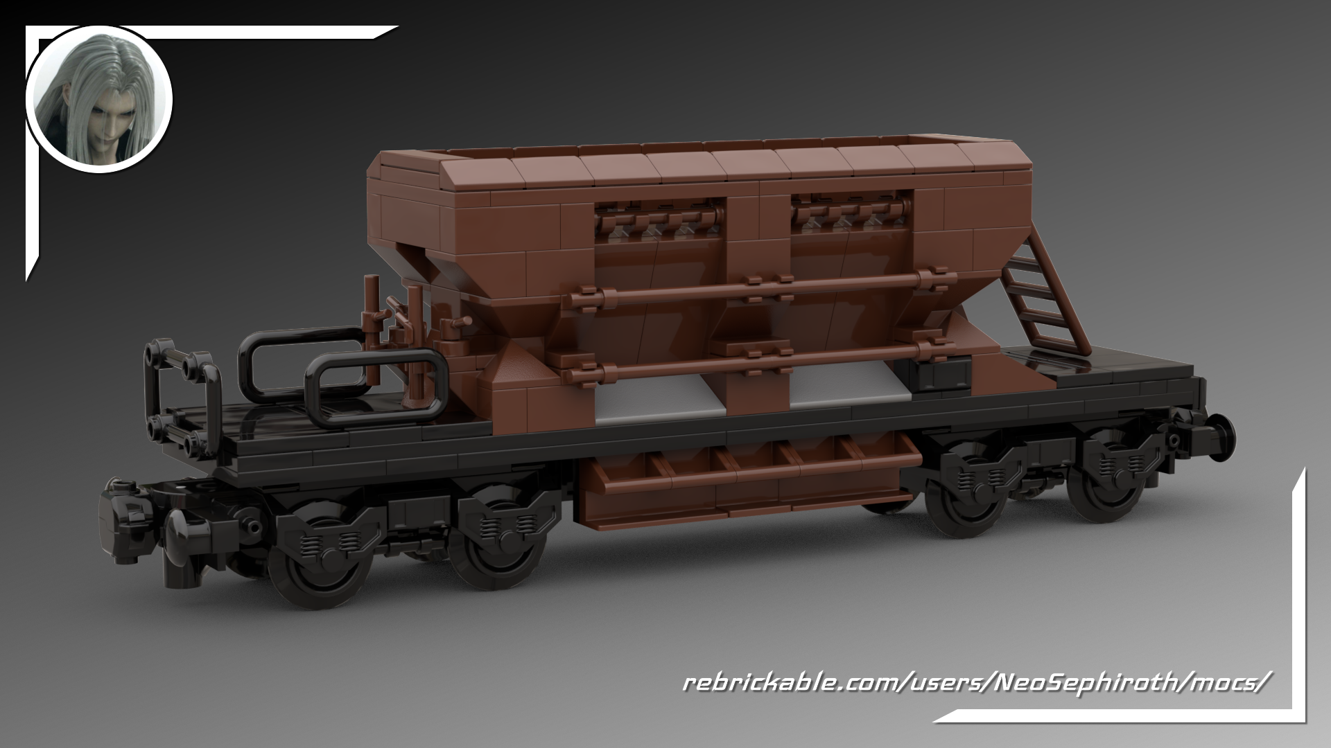 Gravel side dumper wagon