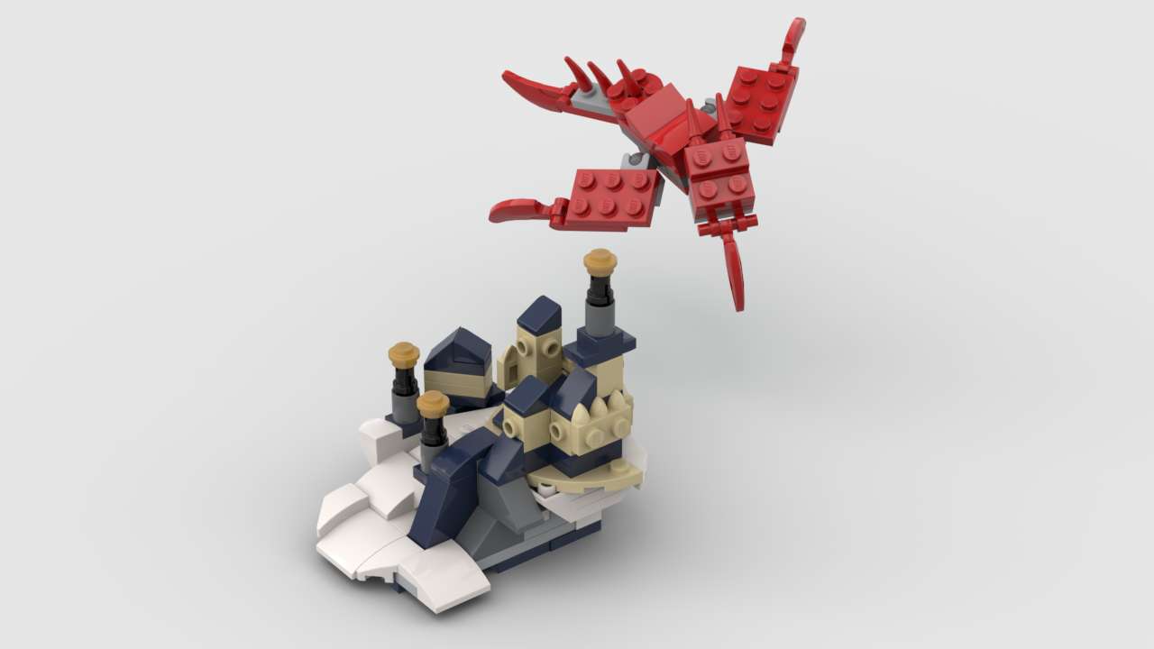 31088 Micro castle and dragon