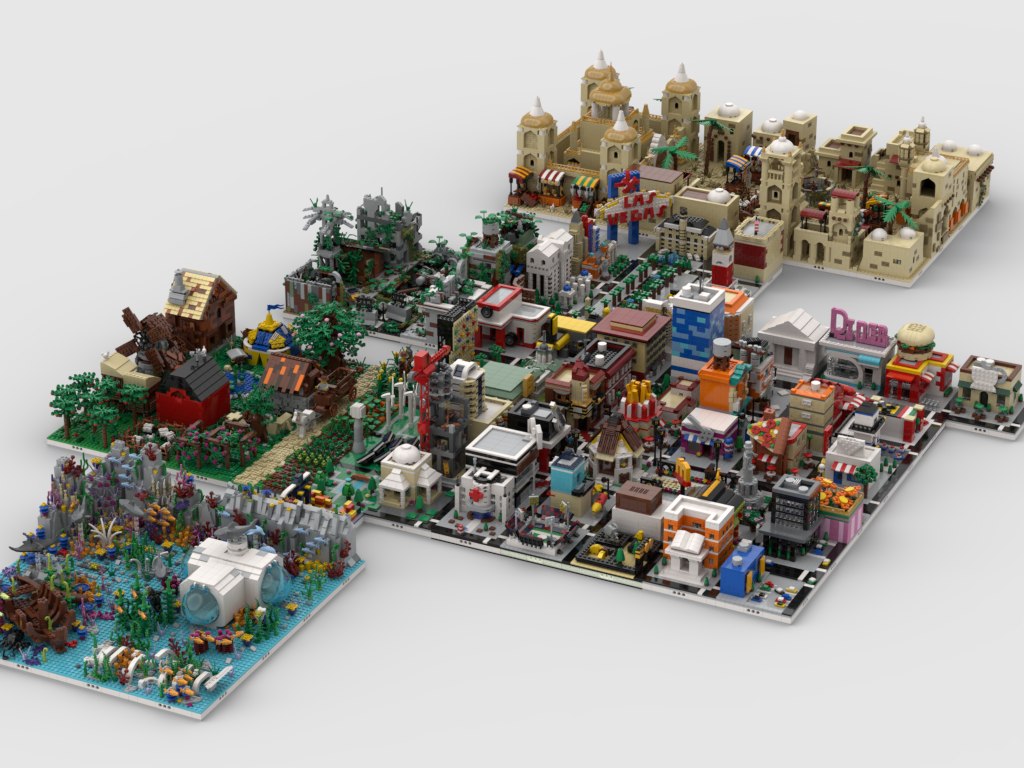 Modular Moc Modular World | build from 104 MOCs (MOC-35119) - LEGO MOC | MOC Tracker