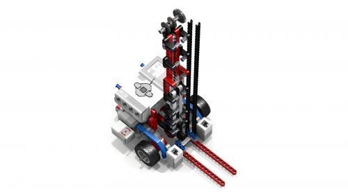 Forklift-Type "Fllying Squid" EV3 Robot