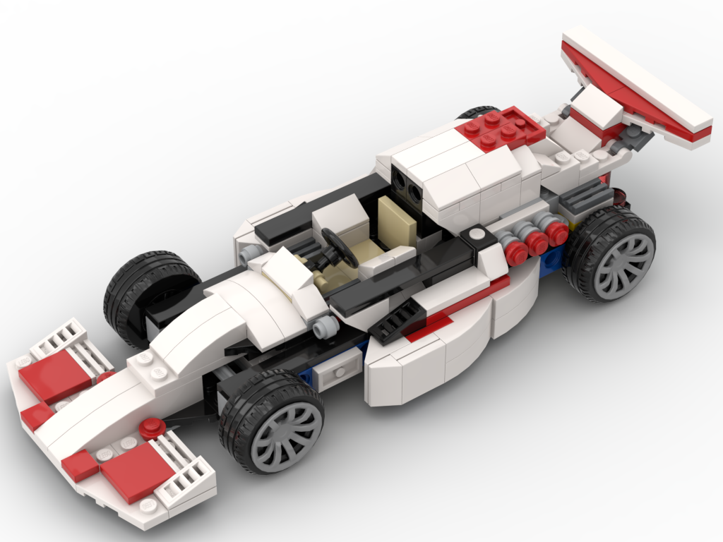 Lego Racing Moc 31006 Red Formula Racer (MOC-35433) - LEGO MOC | MOC Tracker