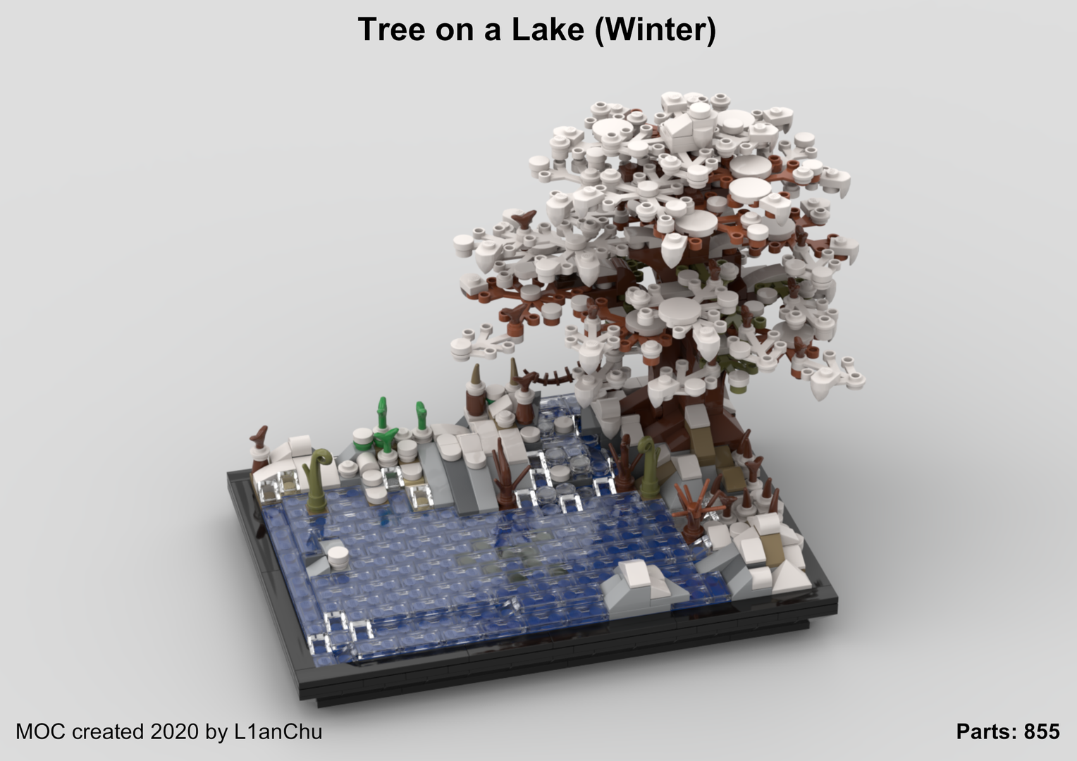 Tree on a Lake Winter
