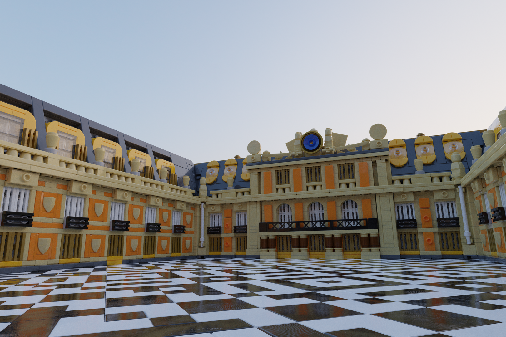 Palace of Versailles Courtyard