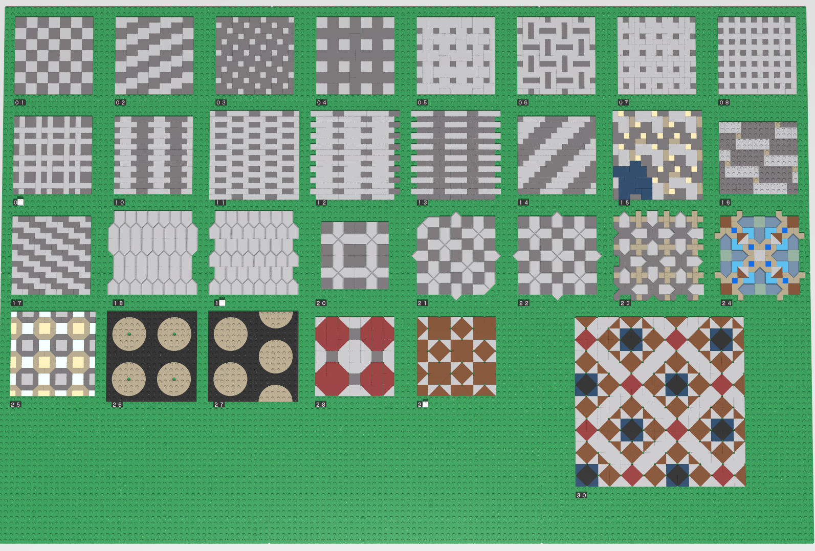 30 Tessellation and Floor Tiling Designs