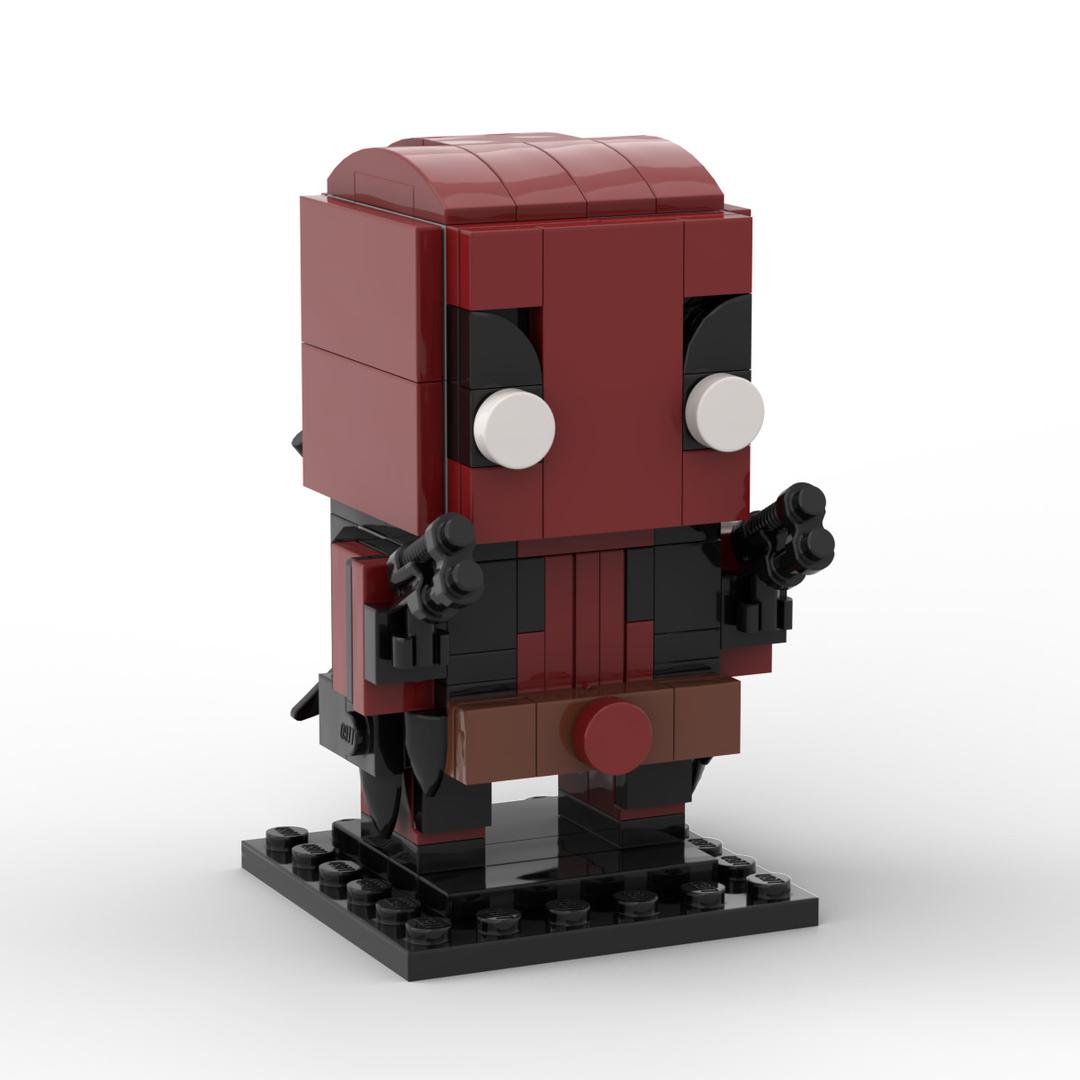 Custom Marvel Deadpool MOC Brickheadz