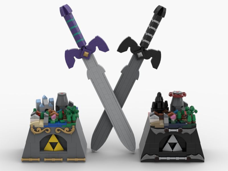 Zelda MOC: The Master Sword &amp; Dark Link Sword