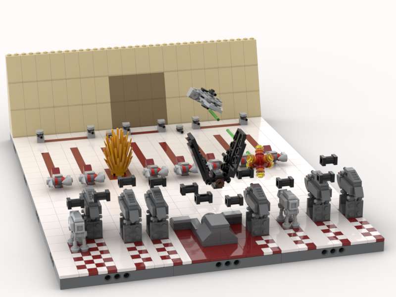 Micro Star Wars Battle of Crait