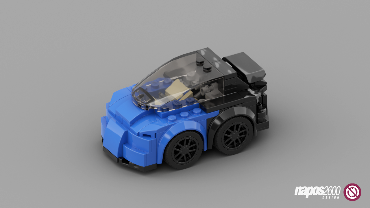 75878 Bugatti Chiron Chibi Alternate
