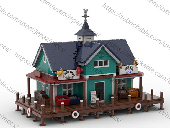 Seafood Market - Turquoise