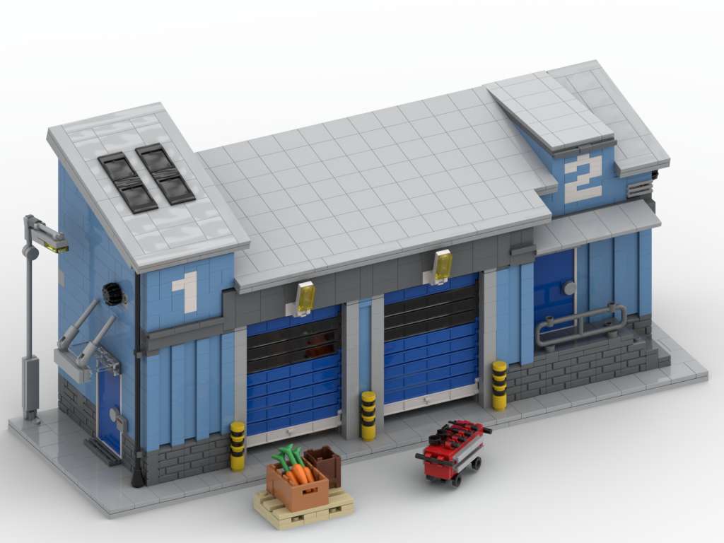 Harbour Storage Shed / Train Shed / Industrial Warehouse / Cargo Building