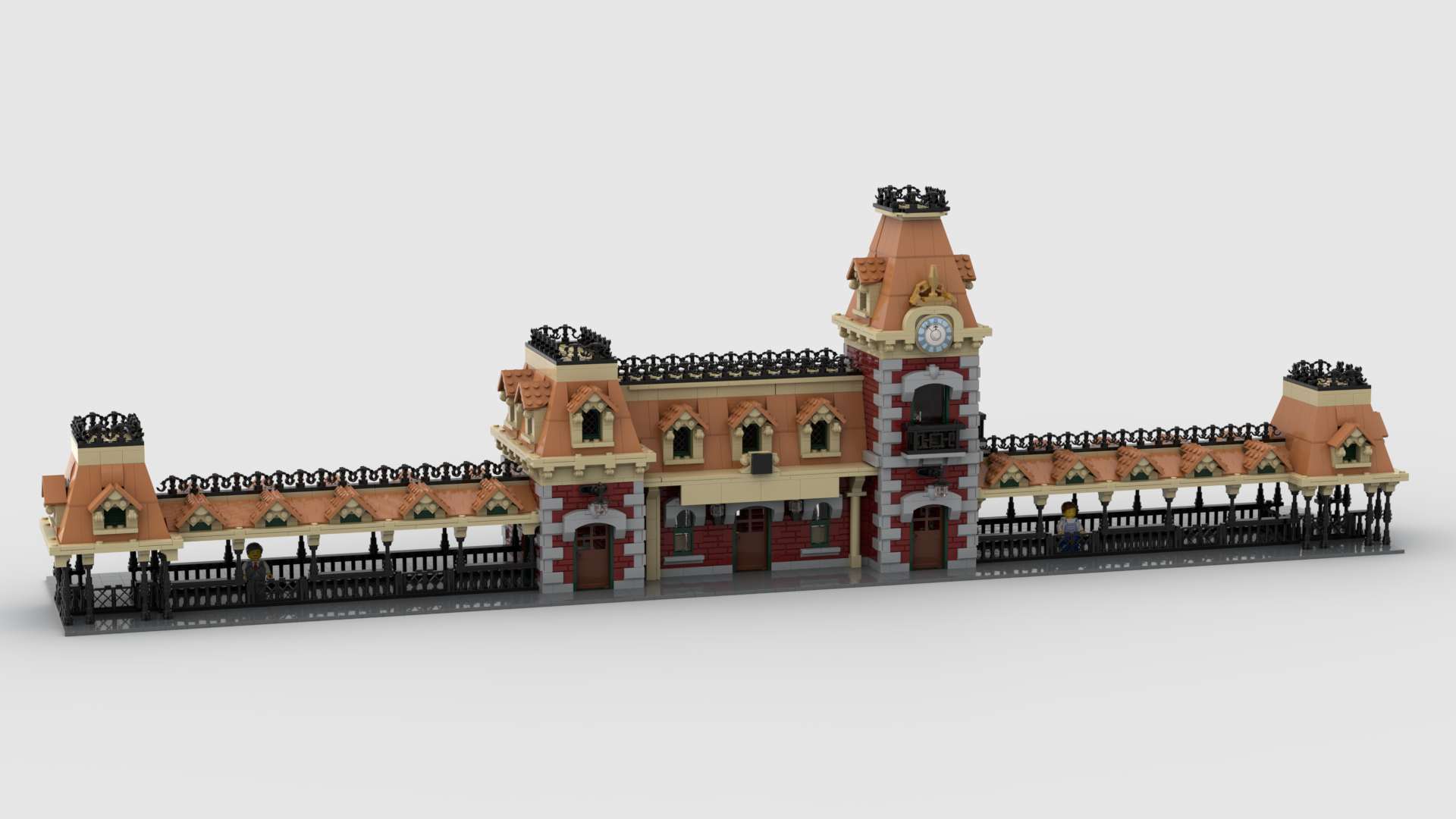 Expanded Disneyland Train Station