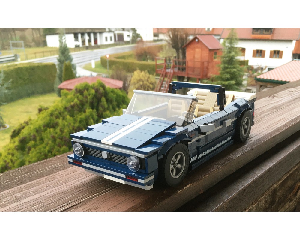 Lego 10265 alternate model Volkswagen Golf MK I convertible