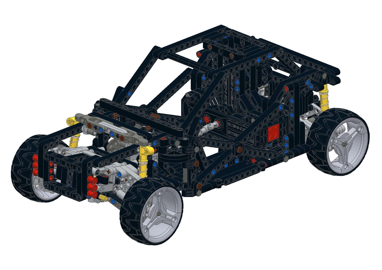 Nissan Skyline GTR-r34 Space Frame in Technic Style designed by Gear's_0f_Dr.