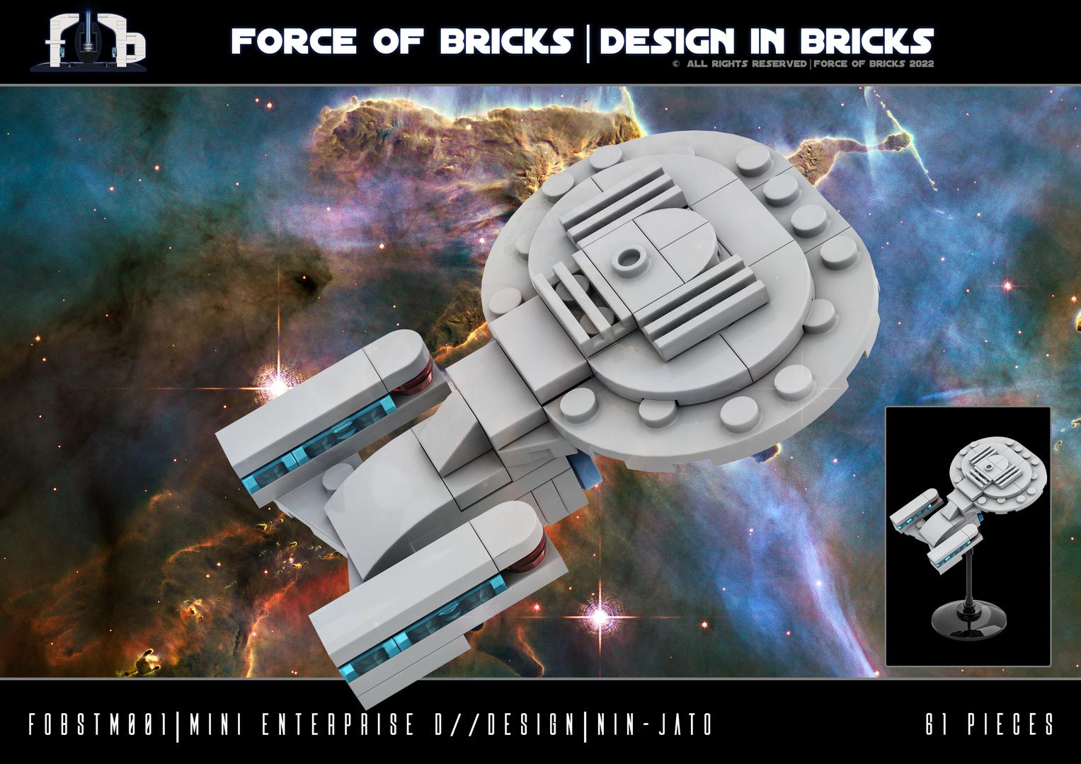Mini Enterprise D (fobstm001) | Force of Bricks &amp; Nin-Jato