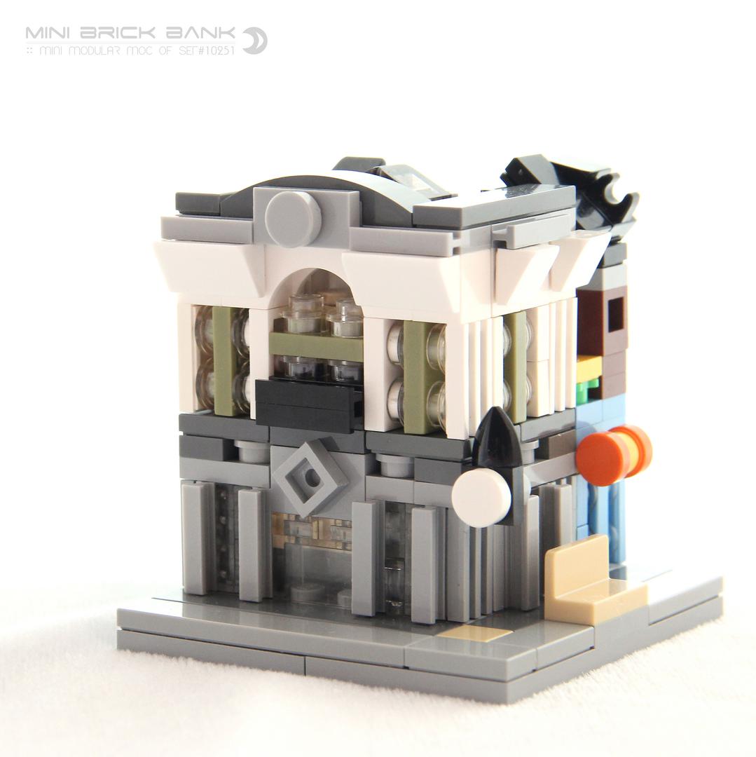 Mini Modular of 10251 Brick Bank