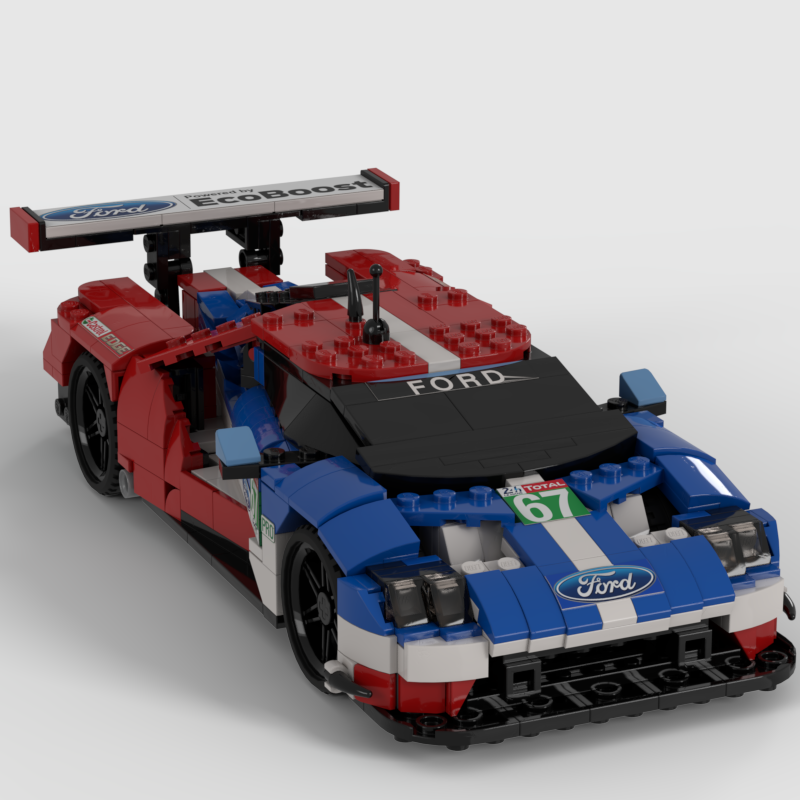 Ford GT LMGTE PRO 2018 version in red