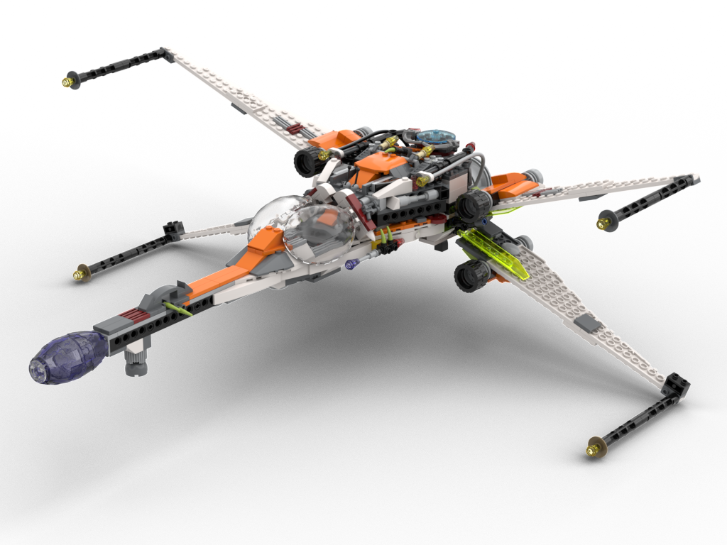 38486 - 70705 Human Obliterator X-Wing (v0 study) (MOC-38486) - LEGO ...