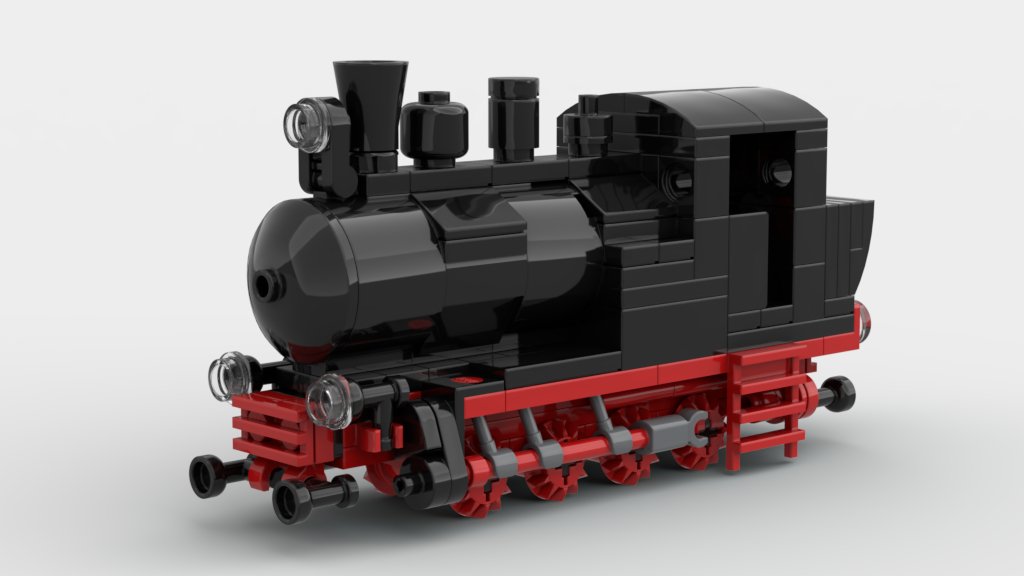 4-Axle Steam Locomotive