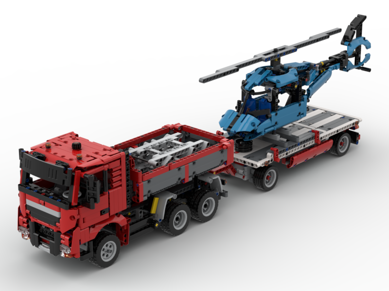 Man TGX Helicopter transport