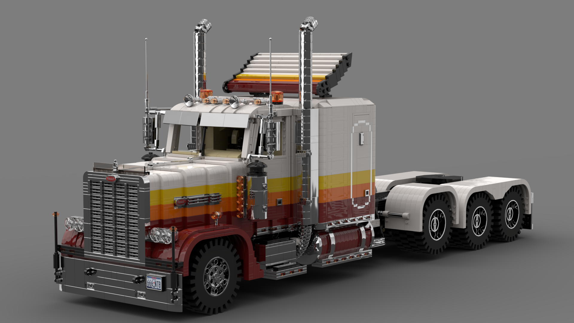 Peterbilt 389 Tri Axle Truck