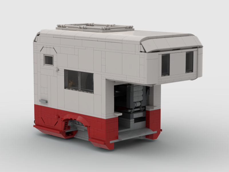 Camper module for MOC Ford f-series 1980