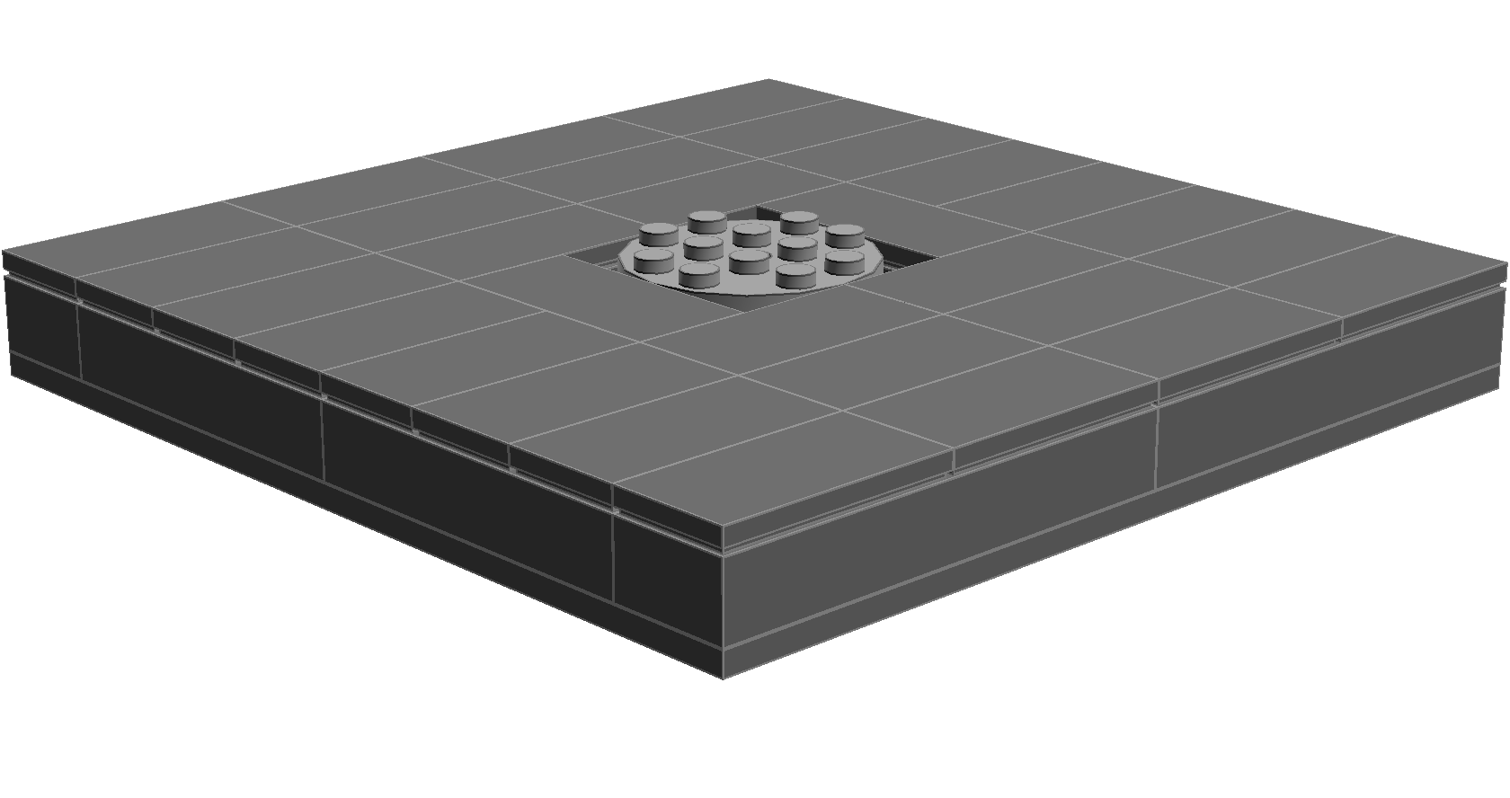 A simple turntable to use with MOC 28686 The Master Sword Box.