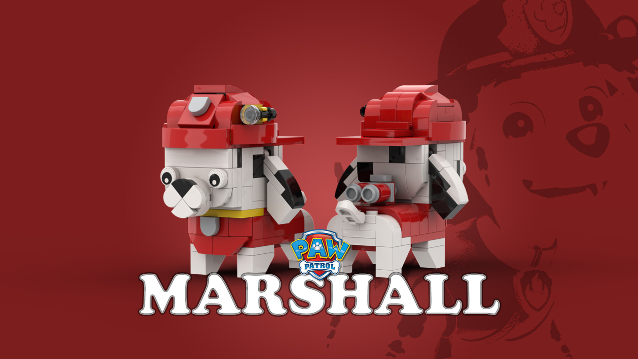 Paw Patrol Brickheadz - Marshall