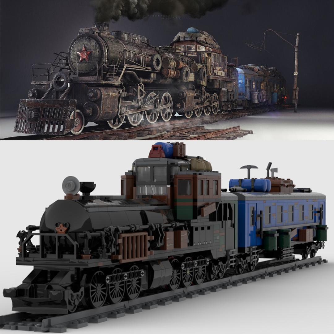 Metro Exodus Aurora locomotive train
