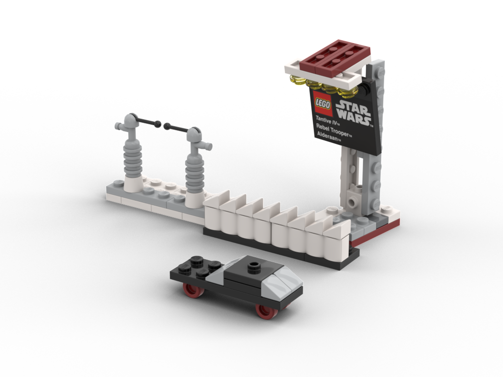 75011 Microscale Highway Scene (2013 study) alternate build
