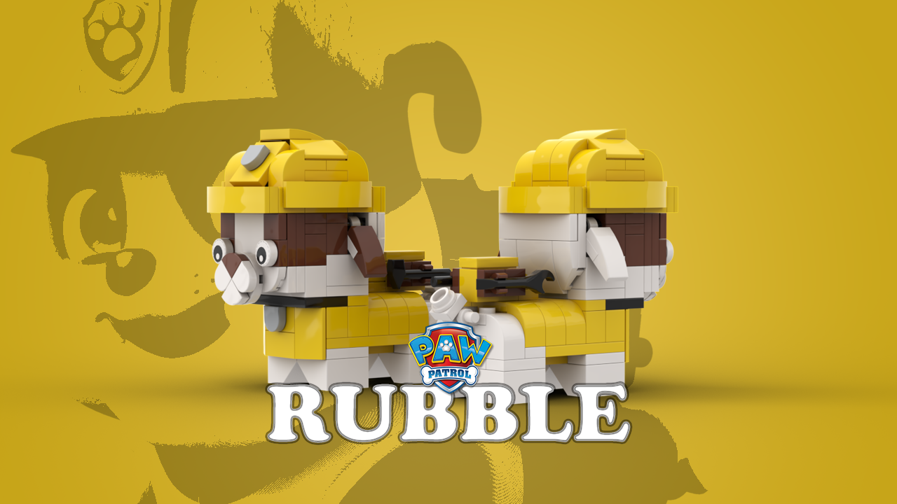 Paw Patrol Brickheadz - Rubble