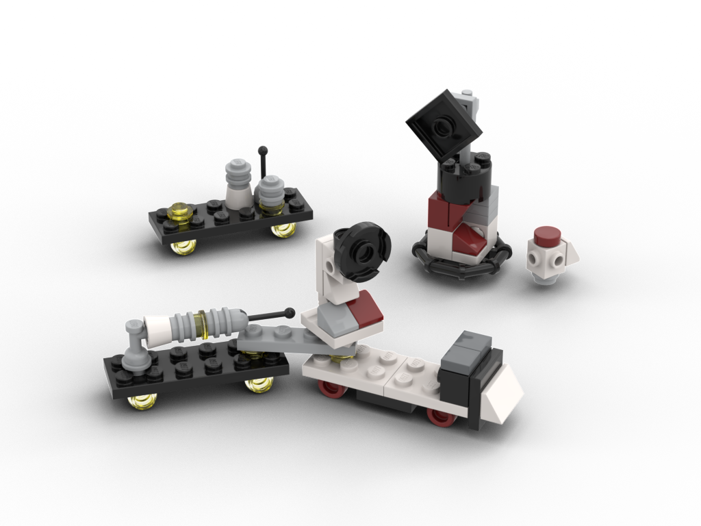 75011 Microscale Mobile Rocket Launcher (2013 study) alternate build
