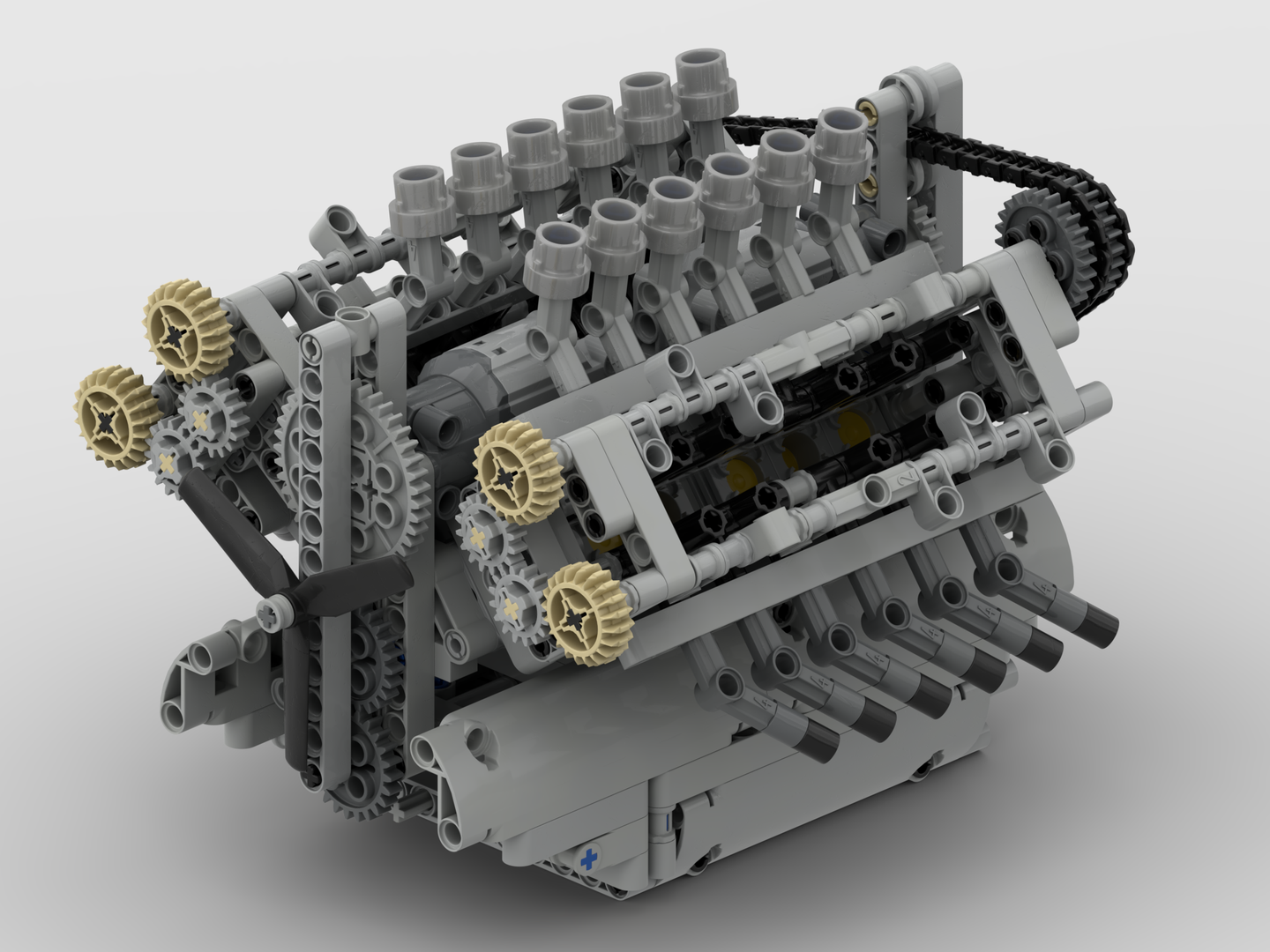 V12 Engine with Gearbox (HORT Series 5)