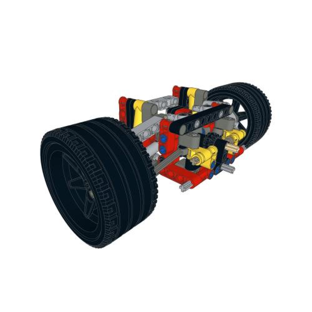 Custom independent driven front suspension