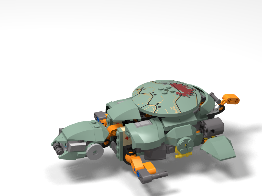 MOC - Alternate model of Overwatch 75976 Wrecking Ball - Sea Turtle - Designed By Ken_He_MOC alternate build