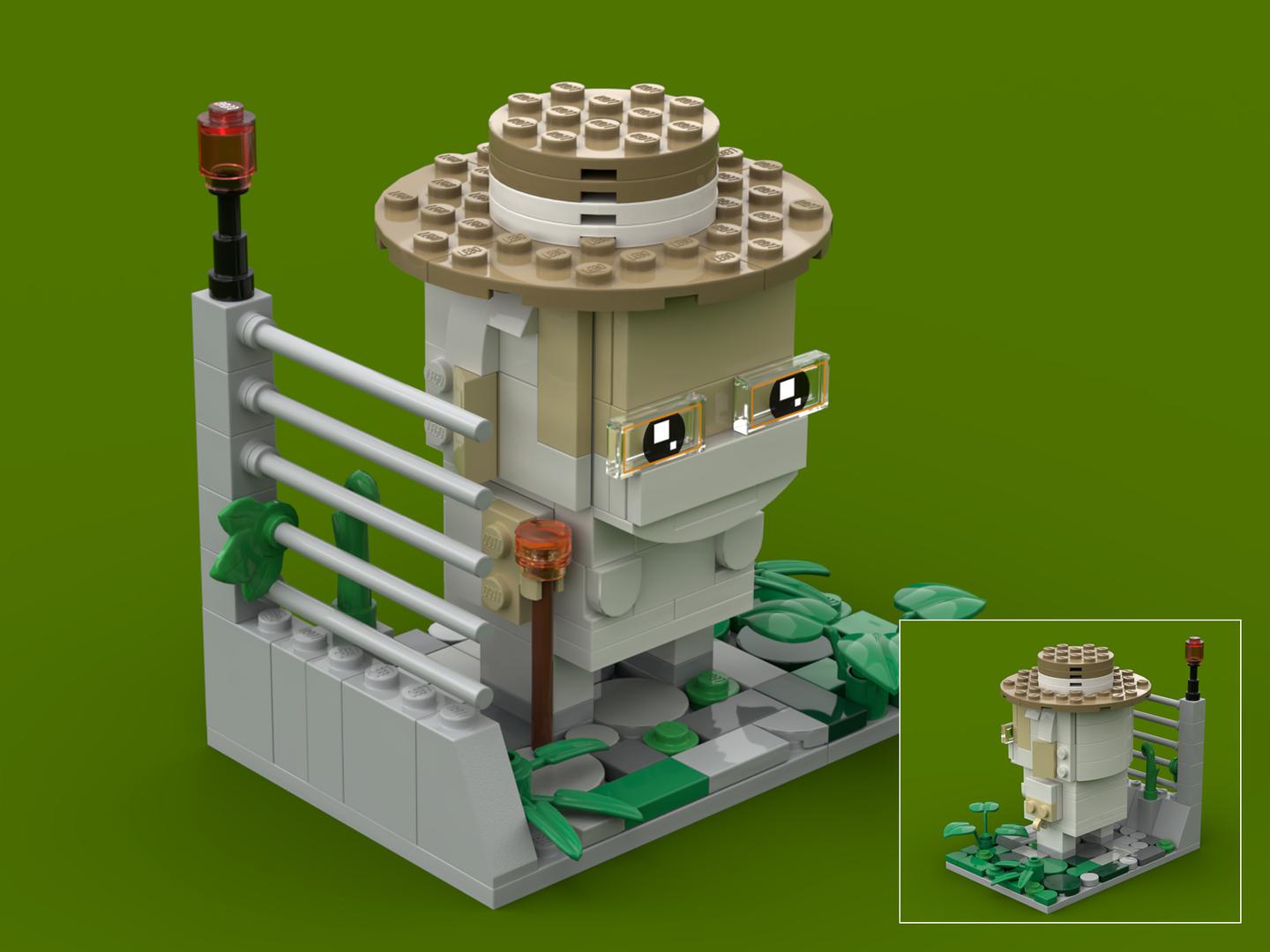 John Hammond from Jurassic Park Brickheadz