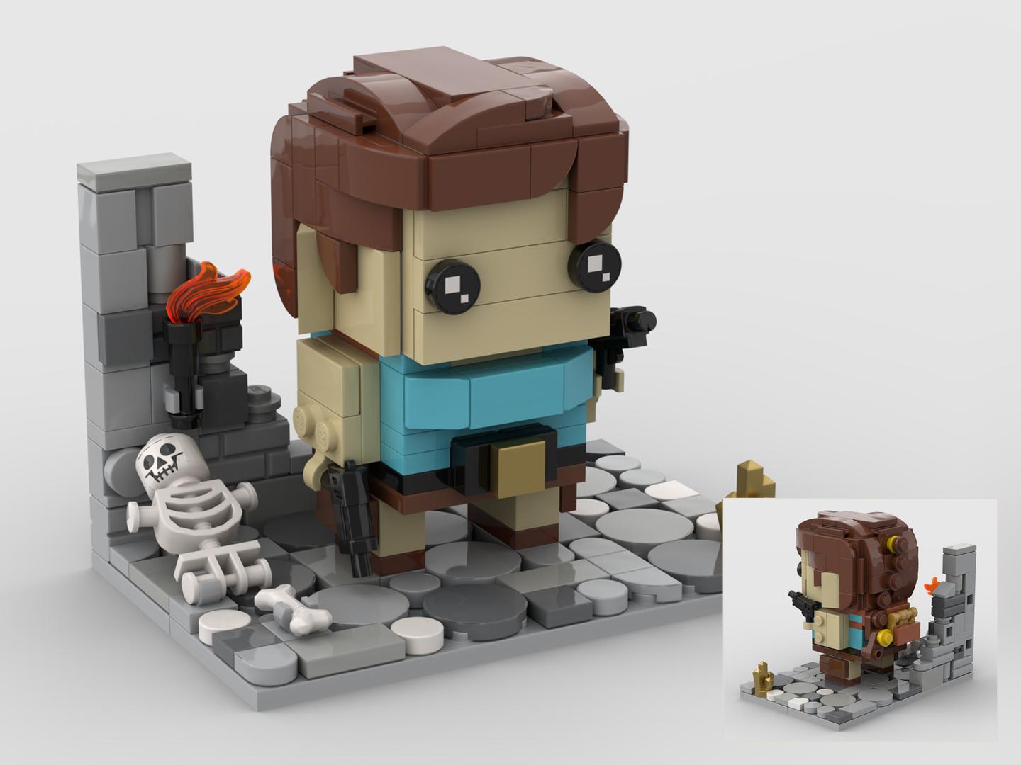 Lara Croft Brickheadz from Tomb Raider