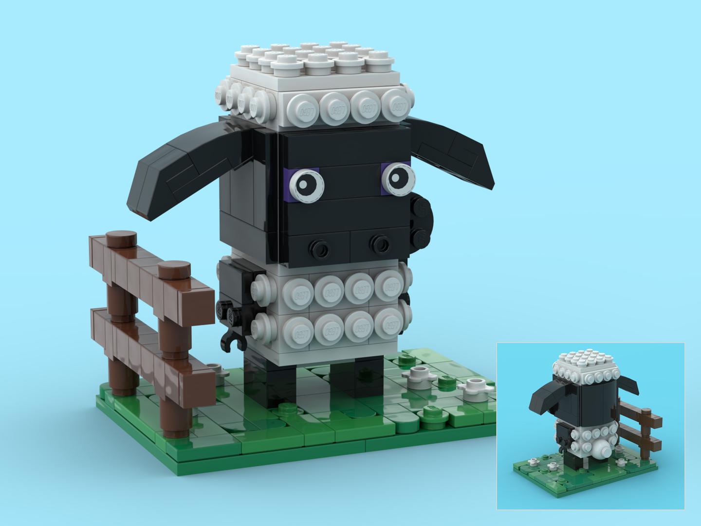 Shaun the sheep Brickheadz