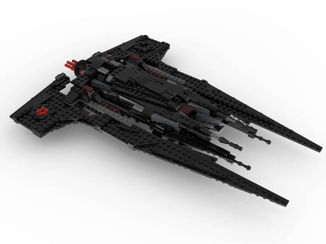 75256 - Mandalorian Komrk Class Fighter - Knights of Ren Edition