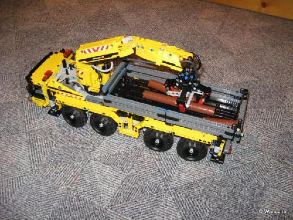 Pneumatic forest crane