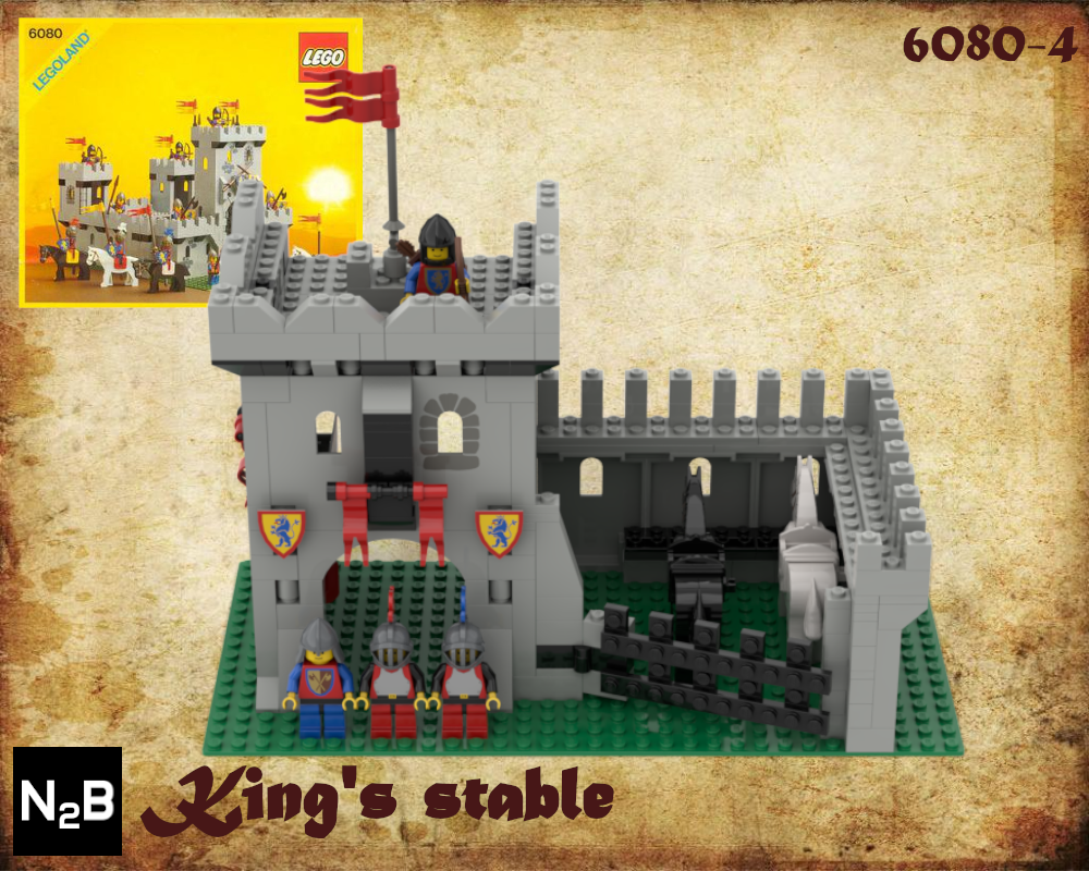 King's Stable - Alternative build 3 Lego Set 6080 King's Castle