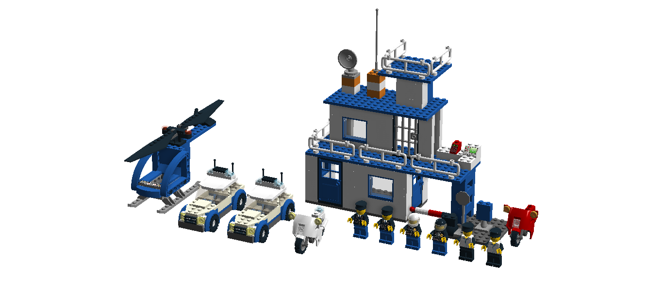 Lego Version of the 9229 Duplo Police Station